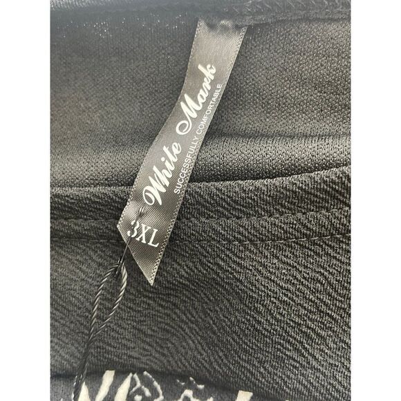 White Mark Long Sleeve Animal Print Dress Size 3X NWT - Picture 10 of 11